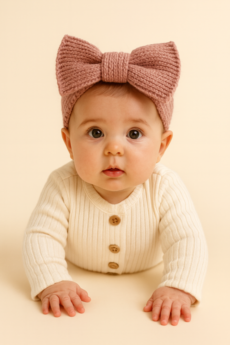 Barboteuse bébé en tricot à manches longues – Kali – Automne/Hiver - Boutique Kaki Lilas