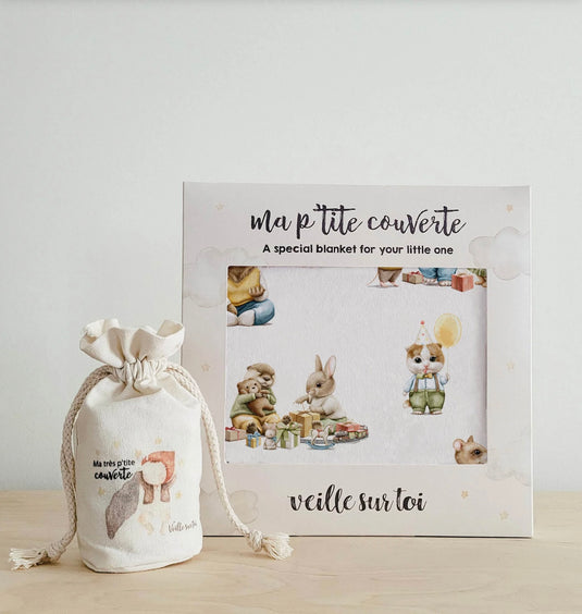 Couvertures emmaillotage de la marque Veille sur toi - Boutique Kaki Lilas