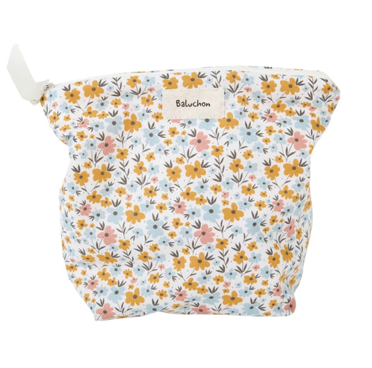 Sac à cosmétiques format moyen - Boutique Kaki Lilas