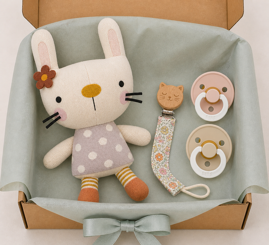 Coffret cadeau naissance bébé fille – Petit Trésor