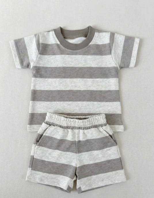 Ensemble en coton rayé Arthur garçon