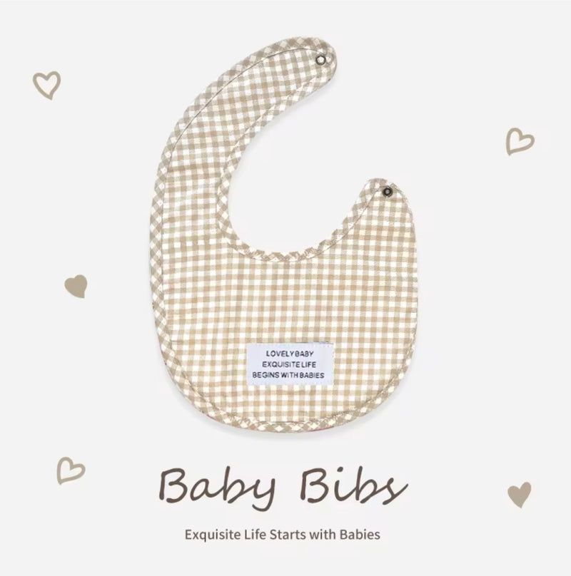 Chargez l&#39;image dans la visionneuse de la galerie, Bavoir bébé en coton motif fleuri – Kali - Boutique Kaki Lilas
