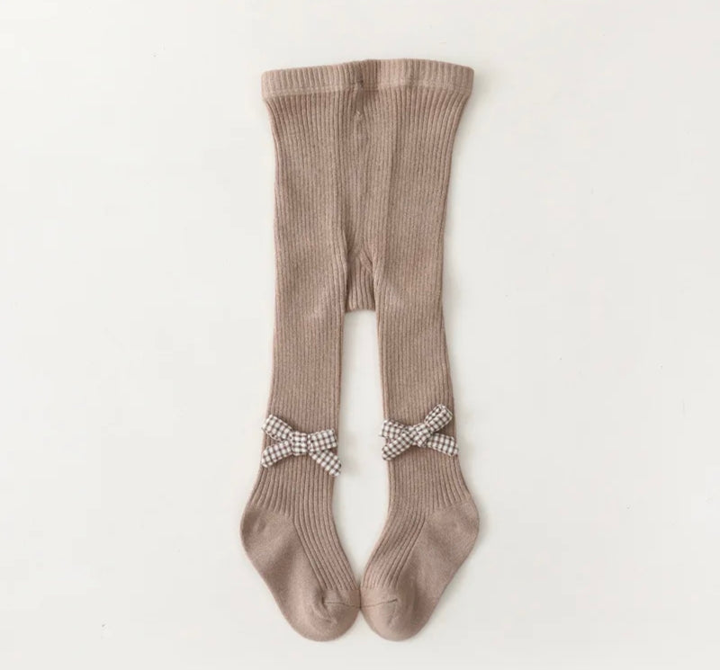 Chargez l&#39;image dans la visionneuse de la galerie, Collants bébé fille en coton avec fleurs brodées – Kali - Boutique Kaki Lilas
