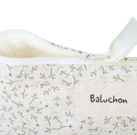 Sac à cosmétiques format moyen couleur vert pâle - Boutique Kaki Lilas