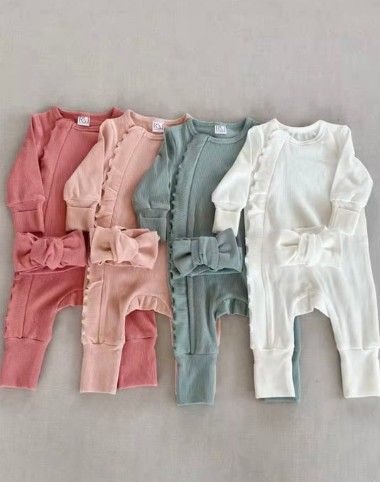 Ensemble nouveaux-nés unisexe – garçon ou fille – coton doux – Kali - Boutique Kaki Lilas