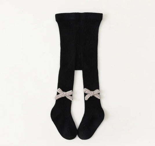 Collants bébé fille en coton avec fleurs brodées – Kali - Boutique Kaki Lilas