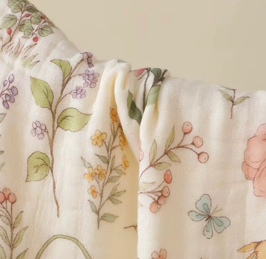 Mousseline pour bébé douce et légère en coton – Kali douce - Boutique Kaki Lilas