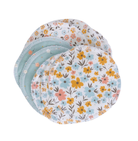 Lingettes démaquillantes en coton et ratine de bambou - Boutique Kaki Lilas