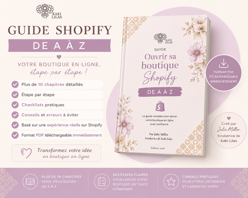 Chargez l'image dans la visionneuse de la galerie, Guide : Ouvrir sa boutique Shopify de A à Z
