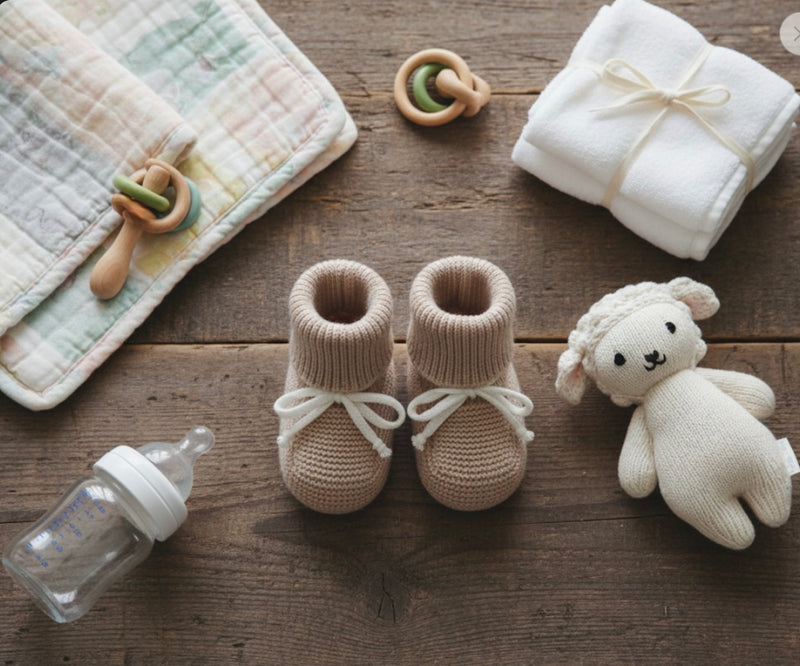 Chargez l'image dans la visionneuse de la galerie, Chaussettes bébé en tricot douillet – Kali
