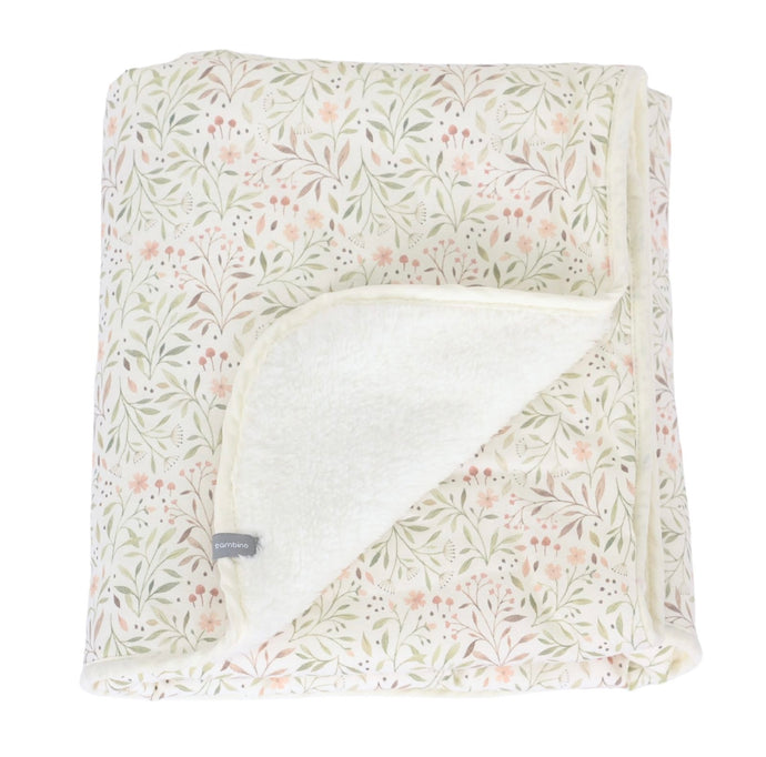 Couverture pour bébé fluffy + coton - Boutique Kaki Lilas