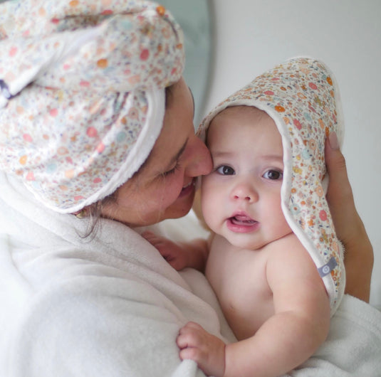 Boîte cadeau sortie de bain pour bébé - Boutique Kaki Lilas