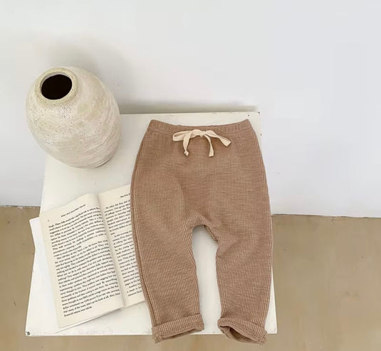 Legging bébé d’automne en coton doux et extensible – Modèle Kali - Boutique Kaki Lilas