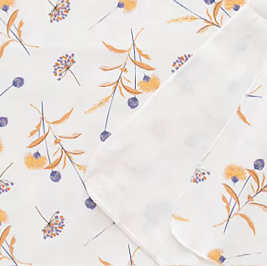 Mousselines pour bébé en coton doux et respirant – Modèle Kali - Boutique Kaki Lilas