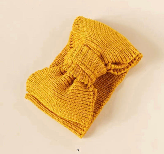Bandeau noeud en tricot coton bio – Kali -