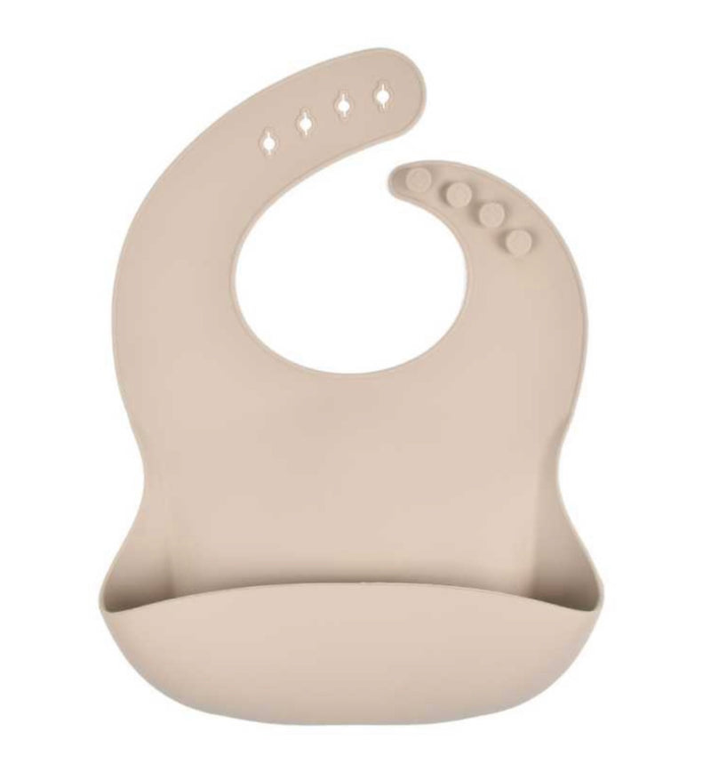 Chargez l'image dans la visionneuse de la galerie, Bavoir bébé en silicone souple et imperméable – Kali - Boutique Kaki Lilas
