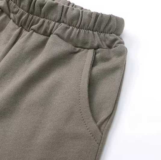 Ensemble garçon confortable 2 pièces – Modèle “Confo 24/7” en coton doux – Kali - Boutique Kaki Lilas