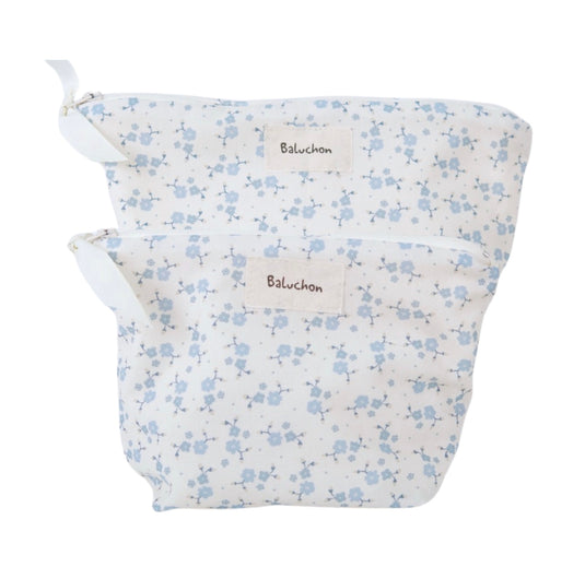 Sac à cosmétiques format moyen - Boutique Kaki Lilas