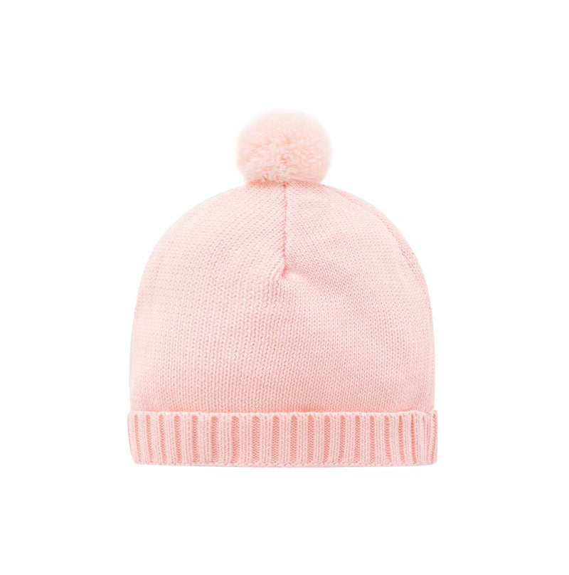 Chargez l'image dans la visionneuse de la galerie, Barboteuse bébé fille en tricot de coton rose brodé motif floral – Kali
