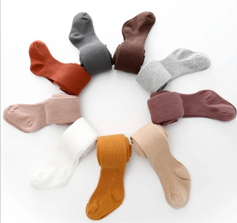 Load image into Gallery viewer, Collants bébé en coton doux – modèle Kali - Boutique Kaki Lilas
