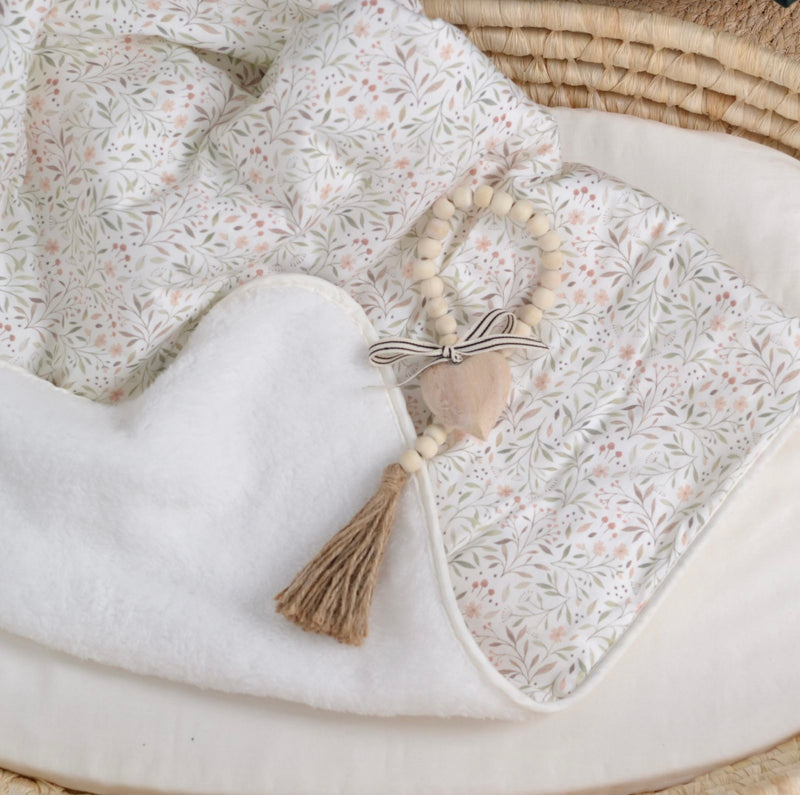 Chargez l&#39;image dans la visionneuse de la galerie, Couverture pour bébé fluffy + coton - Boutique Kaki Lilas
