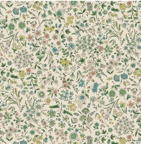 Couverture en Sherpa fleurs des champs -Pré-commande