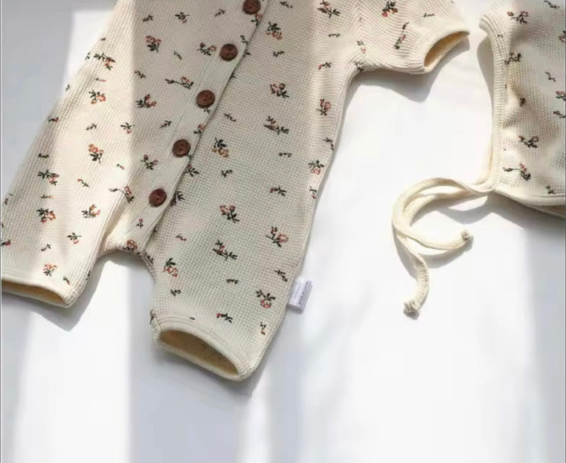 Chargez l'image dans la visionneuse de la galerie, Barboteuse bébé garçon coton doux motifs
