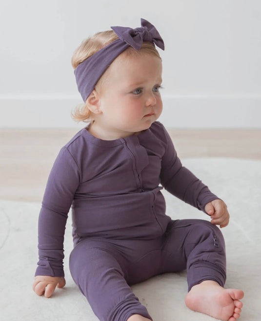 Bandeau en jersey Elderberry - Boutique Kaki Lilas