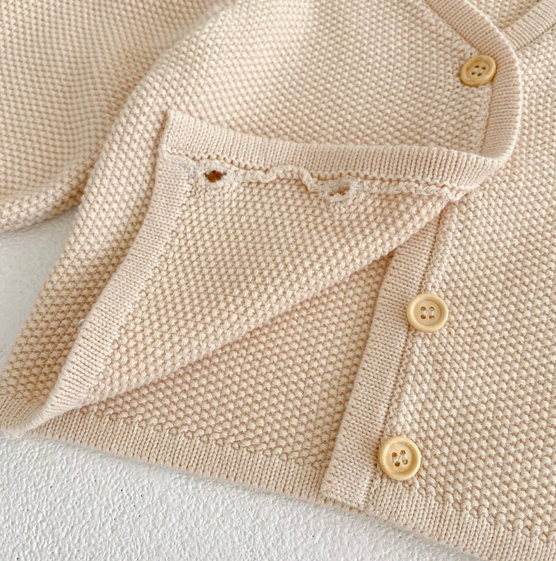 Load image into Gallery viewer, Ensemble en tricot vintage Kali bébé 3-6 mois - Boutique Kaki Lilas
