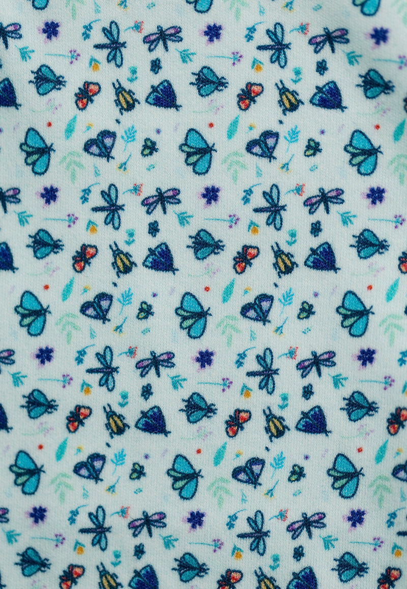 Chargez l&#39;image dans la visionneuse de la galerie, Barboteuse bébé coton bio motif danse des papillons – Kaki Lilas - Boutique Kaki Lilas
