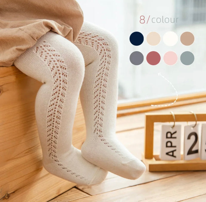 Collants bébé en coton doux – modèle Kali - Boutique Kaki Lilas