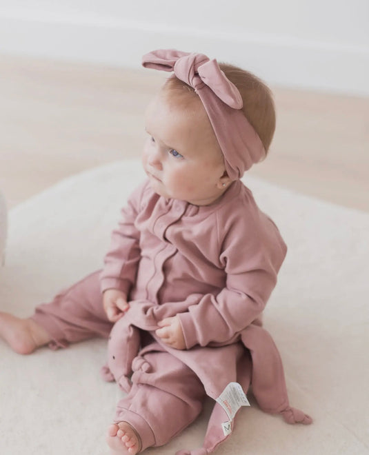 Combishort brossé - Berry coton bio - Boutique Kaki Lilas