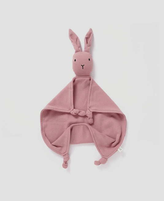 Doudou Lapin brossé Lovey-Berry coton bio - Boutique Kaki Lilas