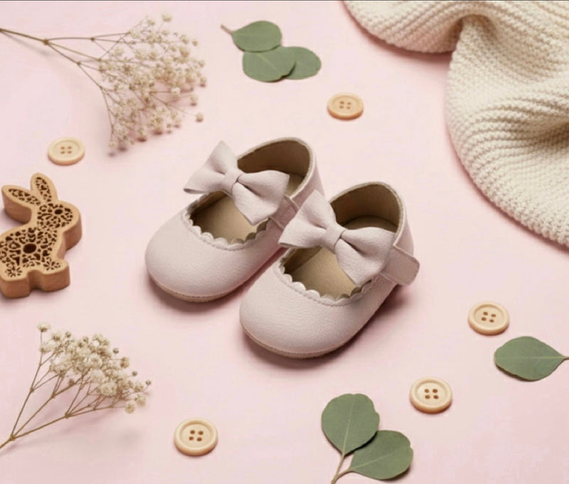 Chargez l'image dans la visionneuse de la galerie, Chaussures bébé fille Mary Jane en cuir souple

