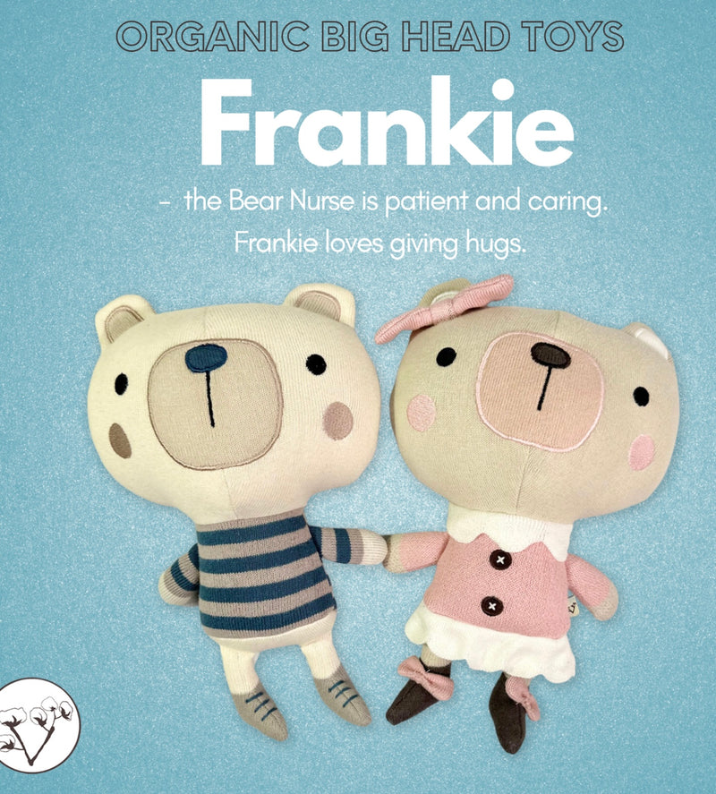 Chargez l&#39;image dans la visionneuse de la galerie, Frankie bear et l’infirmière ours - Boutique Kaki Lilas

