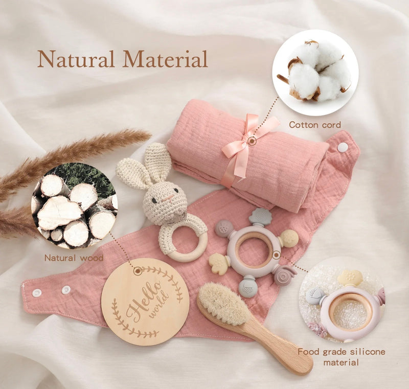 Chargez l&#39;image dans la visionneuse de la galerie, Coffret cadeau bébé complet – Kaki Lilas Kali - Boutique Kaki Lilas

