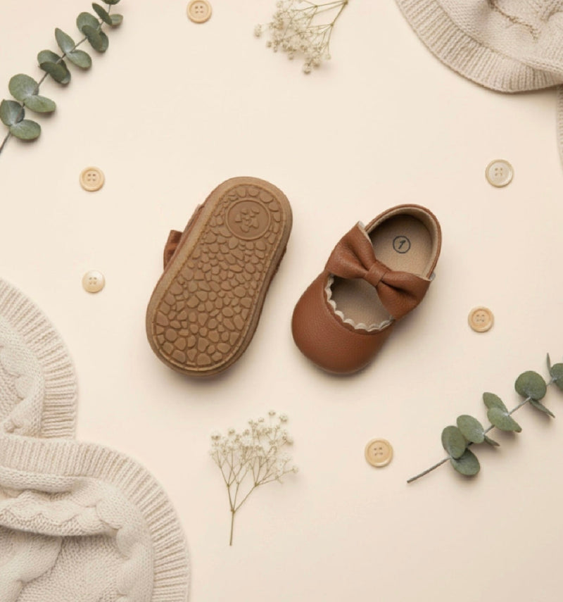 Chargez l'image dans la visionneuse de la galerie, Chaussures bébé fille Mary Jane en cuir souple
