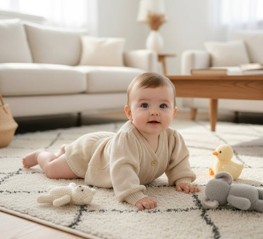 Ensemble bébé 3-6 mois en tricot vintage Kali - Dernière chance