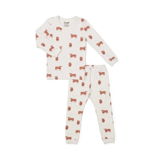 Pyjama aux motifs de vaches Coccoli - Boutique Kaki Lilas