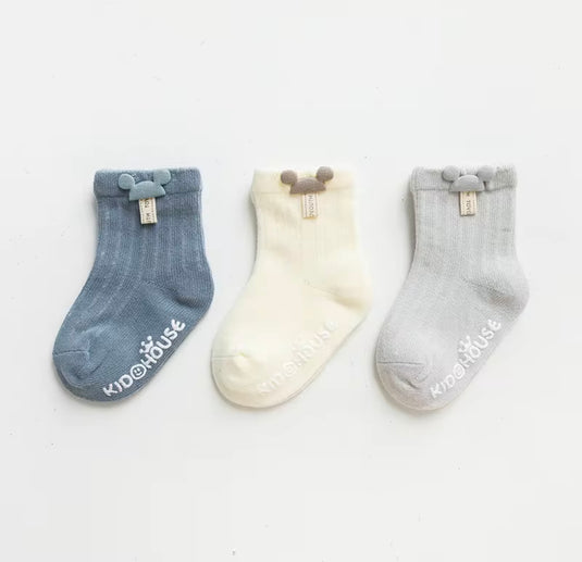 Ensemble de 3 paires de chaussettes Kali - Boutique Kaki Lilas