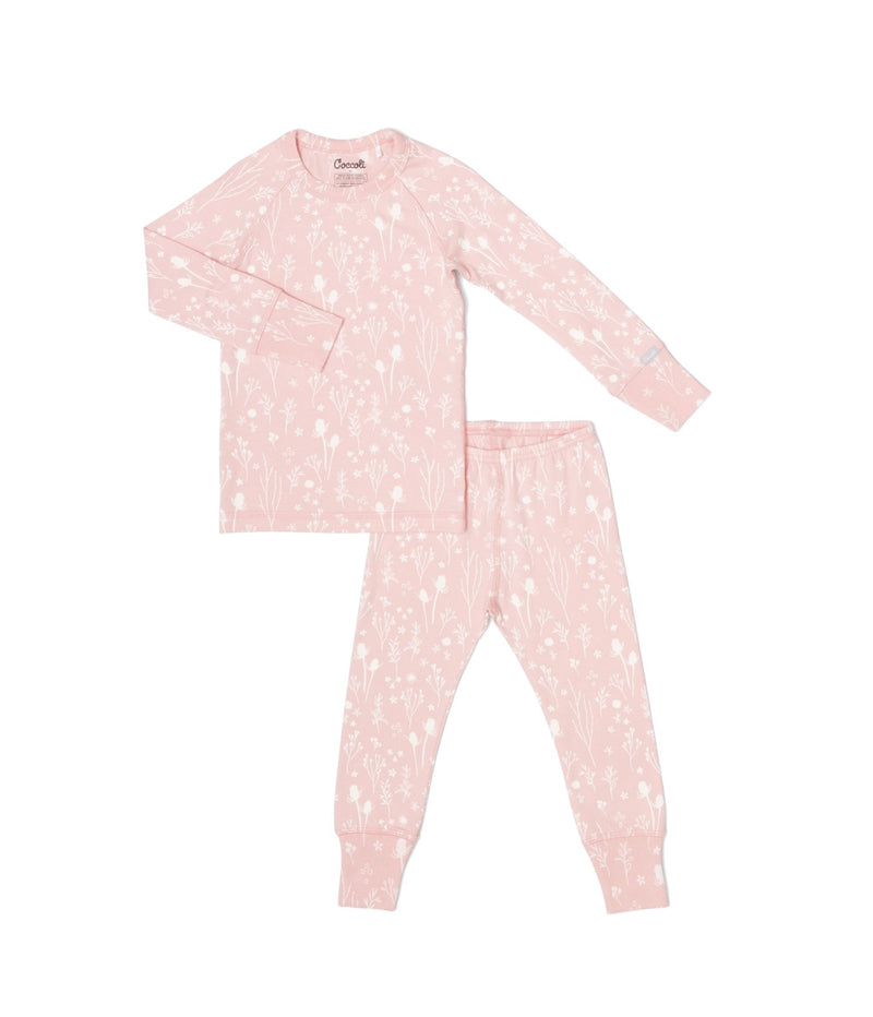 Chargez l&#39;image dans la visionneuse de la galerie, Pyjama modal deux pièces imprimé de couleur rose - Boutique Kaki Lilas
