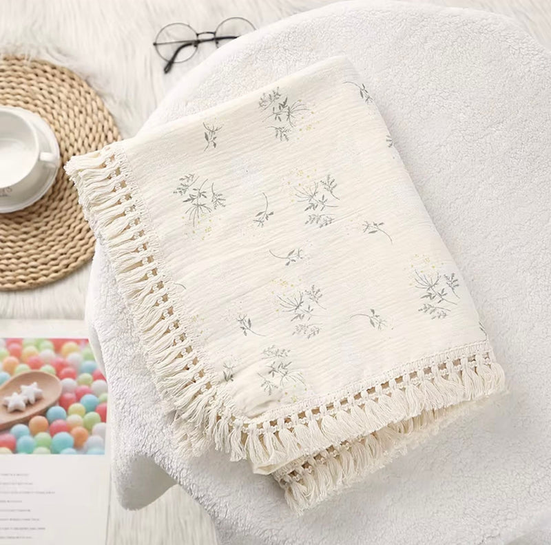 Chargez l&#39;image dans la visionneuse de la galerie, Mousseline bébé 100 % coton à motifs – Kali - Boutique Kaki Lilas
