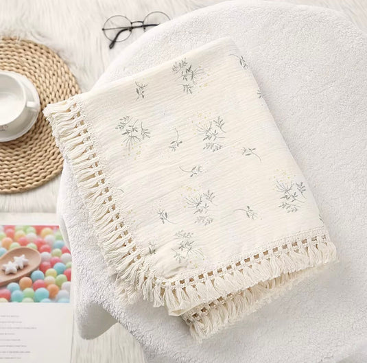 Mousseline bébé 100 % coton à motifs – Kali - Boutique Kaki Lilas