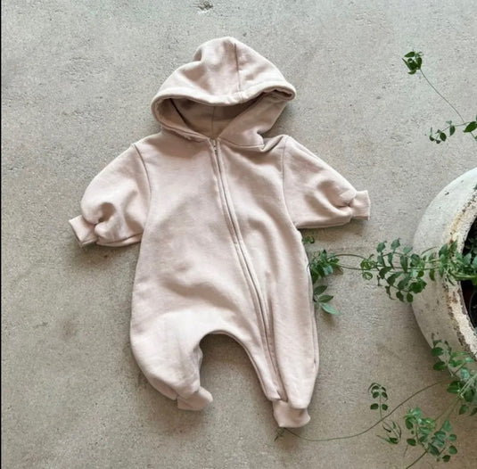 Combinaison bébé à manches longues avec fermeture éclair – Kali - Boutique Kaki Lilas