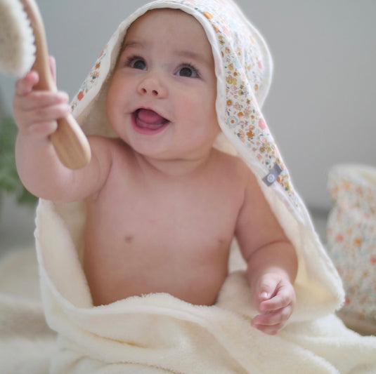 Boîte cadeau sortie de bain pour bébé - Boutique Kaki Lilas