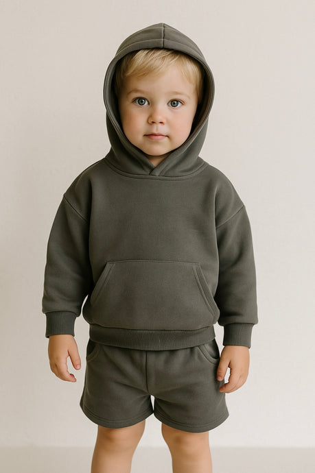 Ensemble garçon confortable 2 pièces – Modèle “Confo 24/7” en coton doux – Kali - Boutique Kaki Lilas