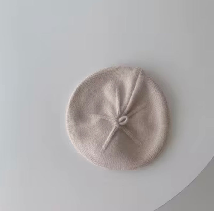Béret bébé fille 0-3 ans en coton doux – Kaki Lilas - Boutique Kaki Lilas
