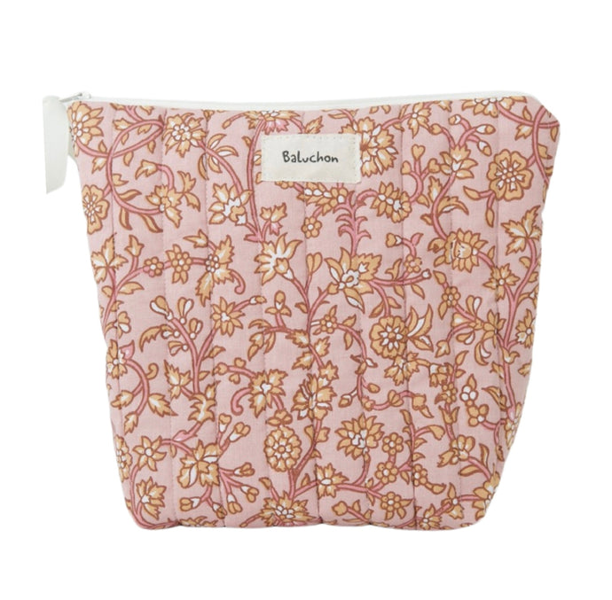 Sac à cosmétiques format moyen - Boutique Kaki Lilas
