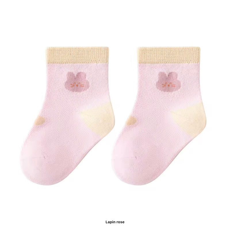 Chargez l&#39;image dans la visionneuse de la galerie, Chaussettes bébé en coton – Blush - Boutique Kaki Lilas
