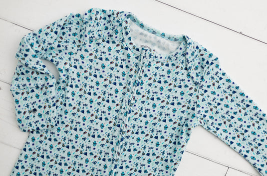 Barboteuse bébé coton bio motif danse des papillons – Kaki Lilas - Boutique Kaki Lilas